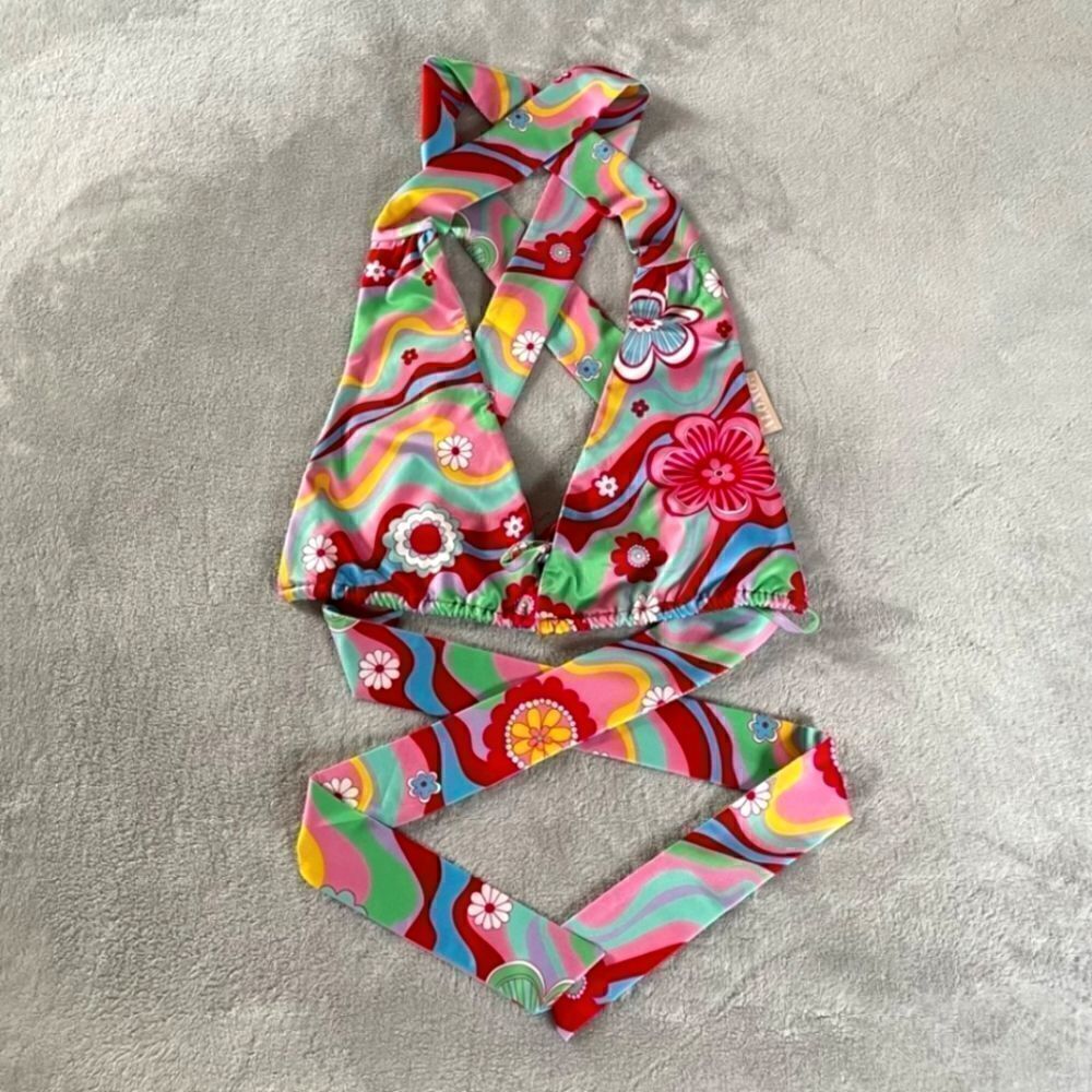 Tiger mist Nwt colorfull wrap top 2022